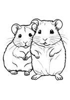 Vorschau - Arbeitsblätter - Hamster Ausmalbilder Fensterbilder Mandala Bilder ausmalen - Seite 2