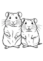 Vorschau - Arbeitsblätter - Hamster Ausmalbilder Fensterbilder Mandala Bilder ausmalen - Seite 3