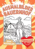 Vorschau - Arbeitsblätter - Bauernhof Ausmalbilder Fensterbilder Mandala Bilder ausmalen - Deckblatt
