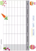 Vorschau - Arbeitsblätter - Stadt, Land, Fluss Ostern - DaZ/DaF, Deutsch (Klassenspiel) - Seite 1