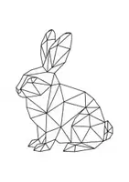 Vorschau - Arbeitsblätter - Polygone ausmalen Ostern - DaZ/DaF, Deutsch/Kunst - Seite 3
