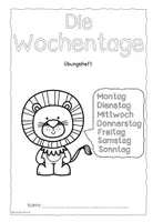 Vorschau - Arbeitsblätter - Die Wochentage - Übungsheft - Seite 2