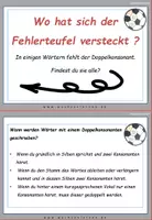 Vorschau - Fördermaterial/Inklusion - Sport Spezial - Messi: Fehlerteufel Lesekarten Doppelkonsonanten - Seite 2