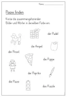 Vorschau - Arbeitsblätter - Buchstabe/Laut - P/p (1.Klasse) - Seite 3
