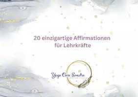 Vorschau - Bildkarten - Kraftvolle Affirmationen für Lehrkräfte - Deckblatt