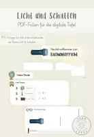 Vorschau - Präsentationen/Tafelbilder - PDF-Vorlagen - Licht und Schatten - Deckblatt