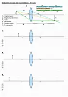 Vorschau - Arbeitsblätter - Übung Konstruktion Sammellinse - Seite 1