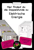 Vorschau - Stundenentwürfe - Doppelstunde zur elektrischen Energie - Deckblatt