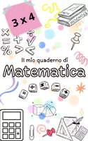 anteprima - Altro tipo di materiale - COPERTINA MATEMATICA - Pagina di copertina