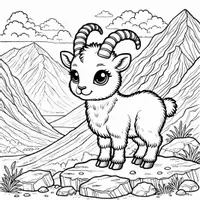 Vorschau - Mal- und Bastelvorlagen - Steinbock Ausmalbilder (50 Malvorlagen) inkl. Stundenentwurf (PDF) - Seite 3