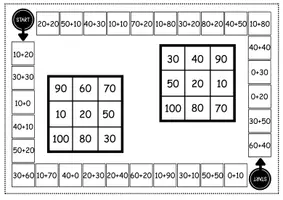 Vorschau - Arbeitsblätter - Zehnerzahlen Bingo - Seite 2