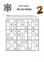 Vorschau - Spiele - Materialpaket Mathe: Sudoku-Spiele (Zahlenreihen) - Seite 1