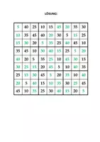 Vorschau - Spiele - Mathe-Sudoku (Einmaleins): 5er-Reihe (mit Lösung) - Seite 1
