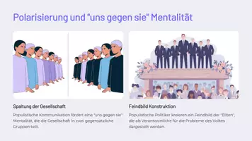 Vorschau - Fördermaterial/Inklusion - Präsentation: Populistische Kommunikation im Stil Donald Trumps als PDF und Präsentations-Datei - Sprache in politisch-gesellschaftlichen Verwendungszusammenhängen - Seite 3