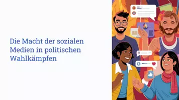 Vorschau - Fördermaterial/Inklusion - Präsentation: Die Macht der sozialen Medien in politischen Wahlkämpfen als PDF und PowerPoint-Datei - Sprache in politisch-gesellschaftlichen Verwendungszusammenhängen - Seite 1