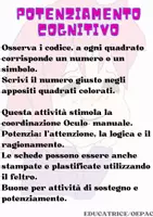anteprima - Flashcard - Potenziamento cognitivo: Colori, numeri e simboli - Pagina 1