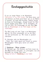 Vorschau - Stundenentwürfe - Lernwörtertraining Klasse 1 - Seite 1