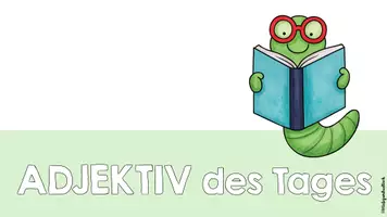 Vorschau - Fördermaterial/Inklusion - Tafelbild - Adjektiv des Tages - digitale Tafel - Seite 2