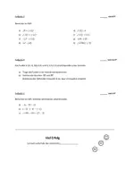 Vorschau - Klassenarbeiten - Klassenarbeit Rationale Zahlen - Seite 1