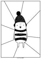 Vorschau - Mal- und Bastelvorlagen - 10 Ausmalbilder für Ostern: Malvorlagen mit Osterhasen und Pop Art-Designs - Seite 2