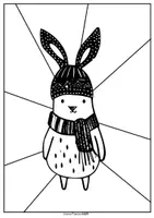 Vorschau - Mal- und Bastelvorlagen - 10 Ausmalbilder für Ostern: Malvorlagen mit Osterhasen und Pop Art-Designs - Seite 3