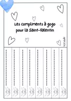Vorschau - Mal- und Bastelvorlagen - Valentinstag: La Saint-Valentin - Sek. I garçon - Deckblatt