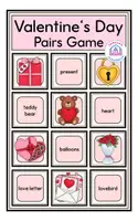 Vorschau - Spiele - Valentine's Day - Pairs Game - Deckblatt
