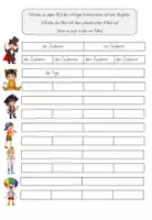 Vorschau - Arbeitsblätter - Vier Fälle lernen – Karnevalsheft & Flashcards Wortschatztraining - Seite 3