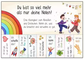 Vorschau - Mal- und Bastelvorlagen - Mutmacher TO GO rund ums Zeugnis – Wertschätzung statt nur Noten - Seite 2