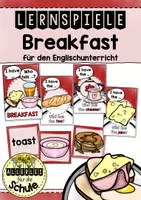 Vorschau - Stundenentwürfe - Breakfast - Lernspiele "I have - who has?" und Paarsuchspiel - Deckblatt