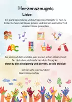 Vorschau - Poster - Schulnachricht Herzenszeugnis – wertschätzende Zeugnisvarianten - Seite 3