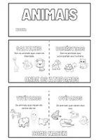 Vista previa - Manualidades / Dibujos para colorear - LAPBOOK - Clasificación de animales 1º ED.PRIMARIA - página 3