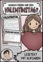 Vorschau - Arbeitsblätter - Valentinstag Materialpaket für Klasse 2,3,4 - Seite 1
