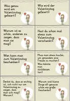 Vorschau - Arbeitsblätter - Wir sprechen über den Valentinstag - AB und Gesprächskarten Klasse 2,3,4 - Seite 2