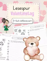 Vorschau - Arbeitsblätter - Lesespur Valentinstag - Deckblatt