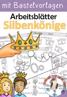 Vorschau - Arbeitsblätter - Silbenkönige - Arbeitsblätter und Tafelmaterial und Bastelvorlagen - Deckblatt