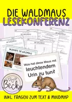 Vorschau - Unterrichtsreihen - Lesekonferenz Waldmaus - Deckblatt