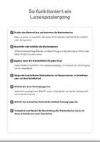 Vorschau - Arbeitsblätter - Lesespaziergang 5 - Lesen üben in Bewegung - Seite 1