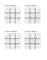 Vorschau - Arbeitsblätter - Sudoku medium und schwer - Seite 2