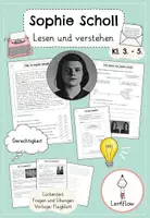 Vorschau - Arbeitsblätter - Sophie Scholl Lerntheke - Deckblatt