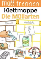 Vorschau - Spiele - Müll & Recycling - Klettmappe / Legemappe - Müll richtig trennen - Deckblatt