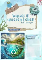 Vorschau - Unterrichtsreihen - Wasser in unserem Leben: Eigenschaften des Wassers (5. & 6. Klasse, Biologie | Nawi) - Deckblatt