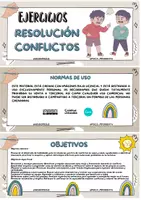 Vista previa - Hojas de trabajo - EJERCICIO RESOLUCIÓN DE CONFLICTO+RUEDA+TABLEROS REFLEXIÓN - página 1