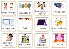 Vorschau - Poster - Tagestransparenz / Stundenplan (beige) - Seite 3