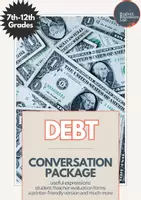 Vorschau - Anderer Materialtyp - Debt- Middle/High School Conversation Package - Deckblatt