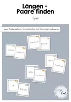 Vorschau - Spiele - Längen - Paare finden - Spiel - Deckblatt