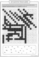 Vorschau - Arbeitsblätter - Chemische Elementsymbole - Suchsel - Seite 1