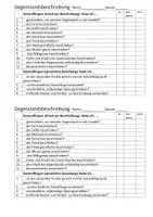 Vorschau - Test - Gegenstandsbeschreibung Federmappe | Klasse 3 und 4 | Klassenarbeit - Seite 2