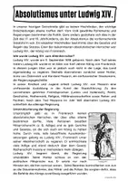 Vorschau - Stundenentwürfe - Absolutismus und die Französische Revolution (Materialpaket - Variante 1) - Seite 2