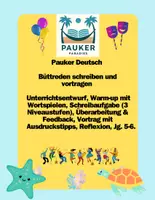 Vorschau - Stundenentwürfe - Pauker Deutsch – Büttenreden schreiben und vortragen - Deckblatt